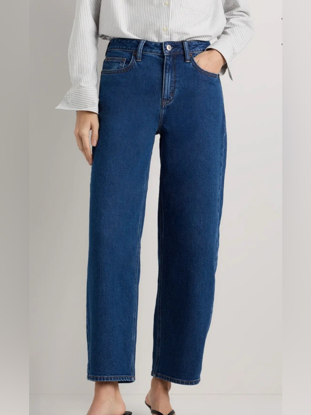 Quince Barrel Leg Jeans size 28 NWT
